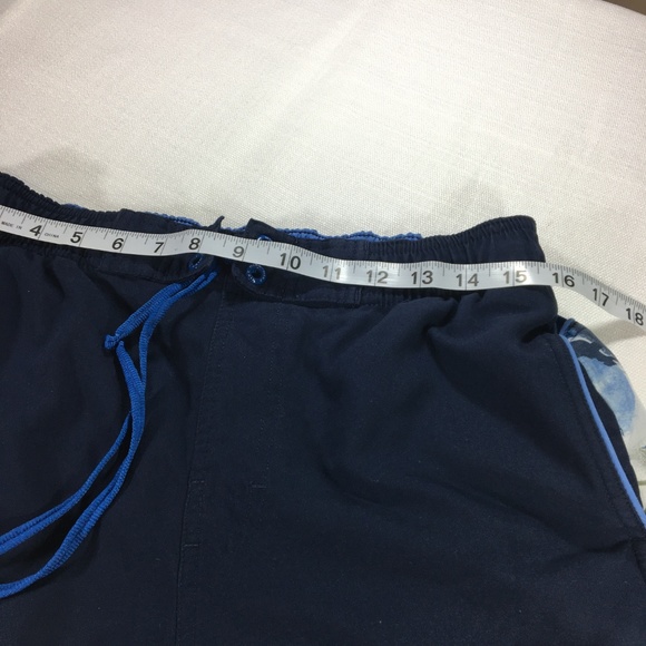 Nike Blue Men's Swim Trunks Pants Size Medium M - Picture 2 of 6